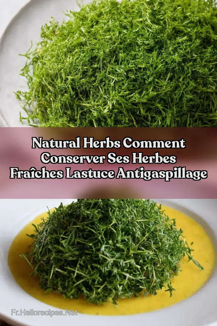 Natural Herbs Comment Conserver ses Herbes Fra&icirc;ches LAstuce AntiGaspillage
