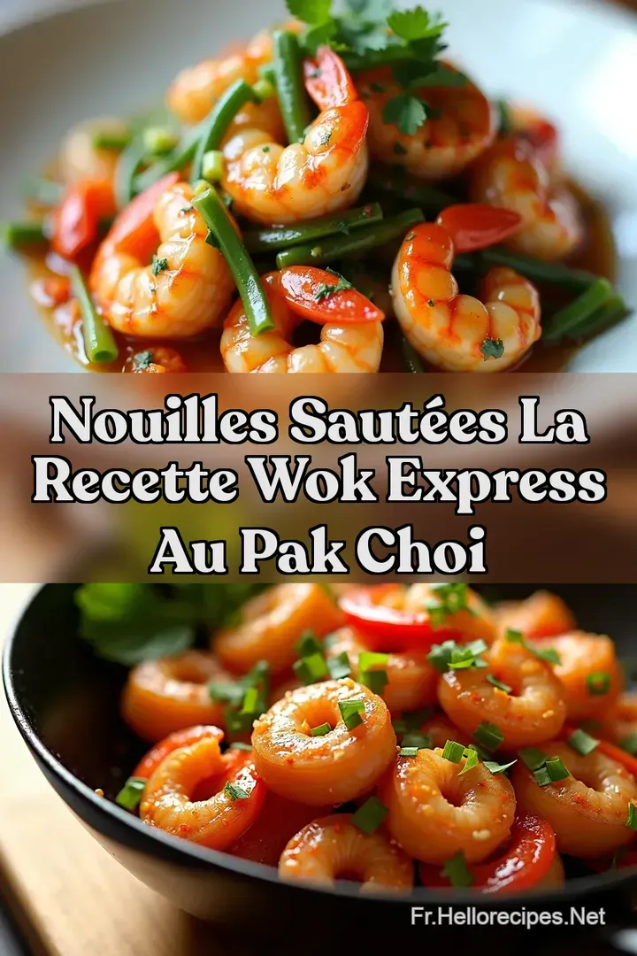 Nouilles Saut&eacute;es La Recette Wok Express Au Pak Choi