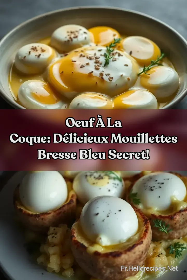 Oeuf à la Coque: Délicieux Mouillettes Bresse Bleu Secret! : ÉPINGLER POUR PLUS TARD Oeuf à la Coque: Délicieux Mouillettes Bresse Bleu Secret!
