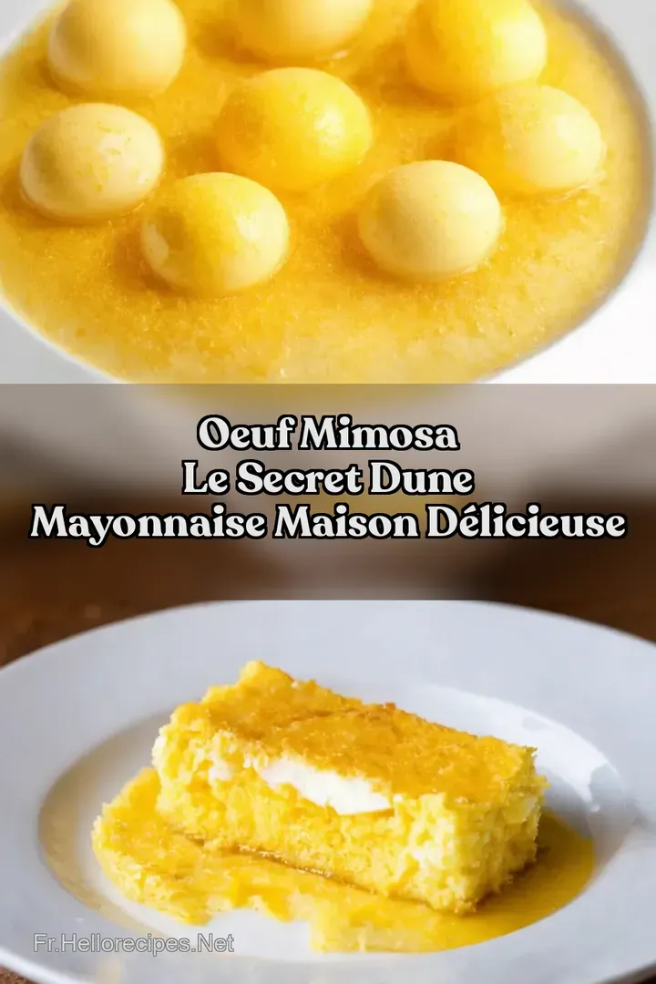 Oeuf Mimosa Le Secret dune Mayonnaise Maison D&eacute;licieuse