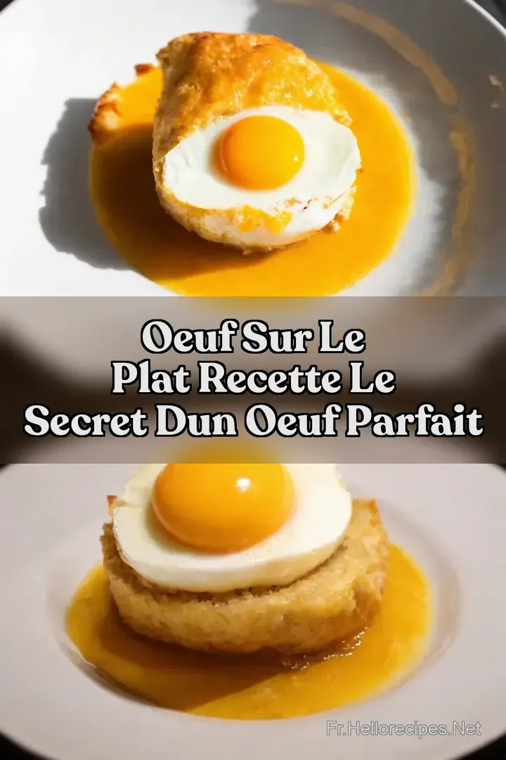 Oeuf sur le plat recette Le Secret dun Oeuf Parfait