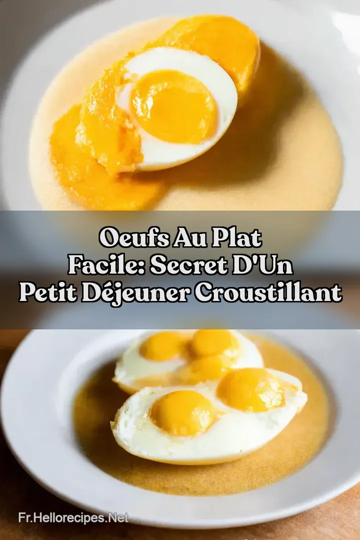 Oeufs au Plat Facile: Secret d&#039 un Petit Déjeuner Croustillant