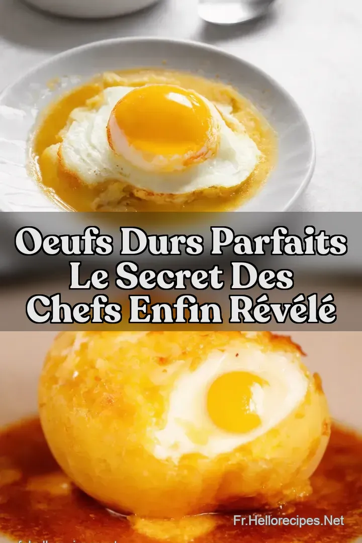 Oeufs Durs Parfaits Le Secret des Chefs Enfin Révélé