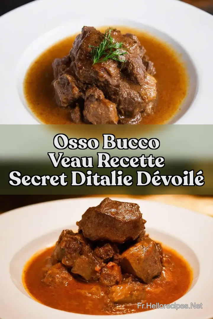 Osso Bucco Veau Recette Secret dItalie D&eacute;voil&eacute;