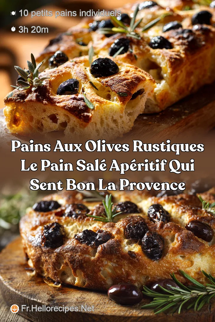 Pains aux olives rustiques le pain sal&eacute; ap&eacute;ritif qui sent bon la Provence