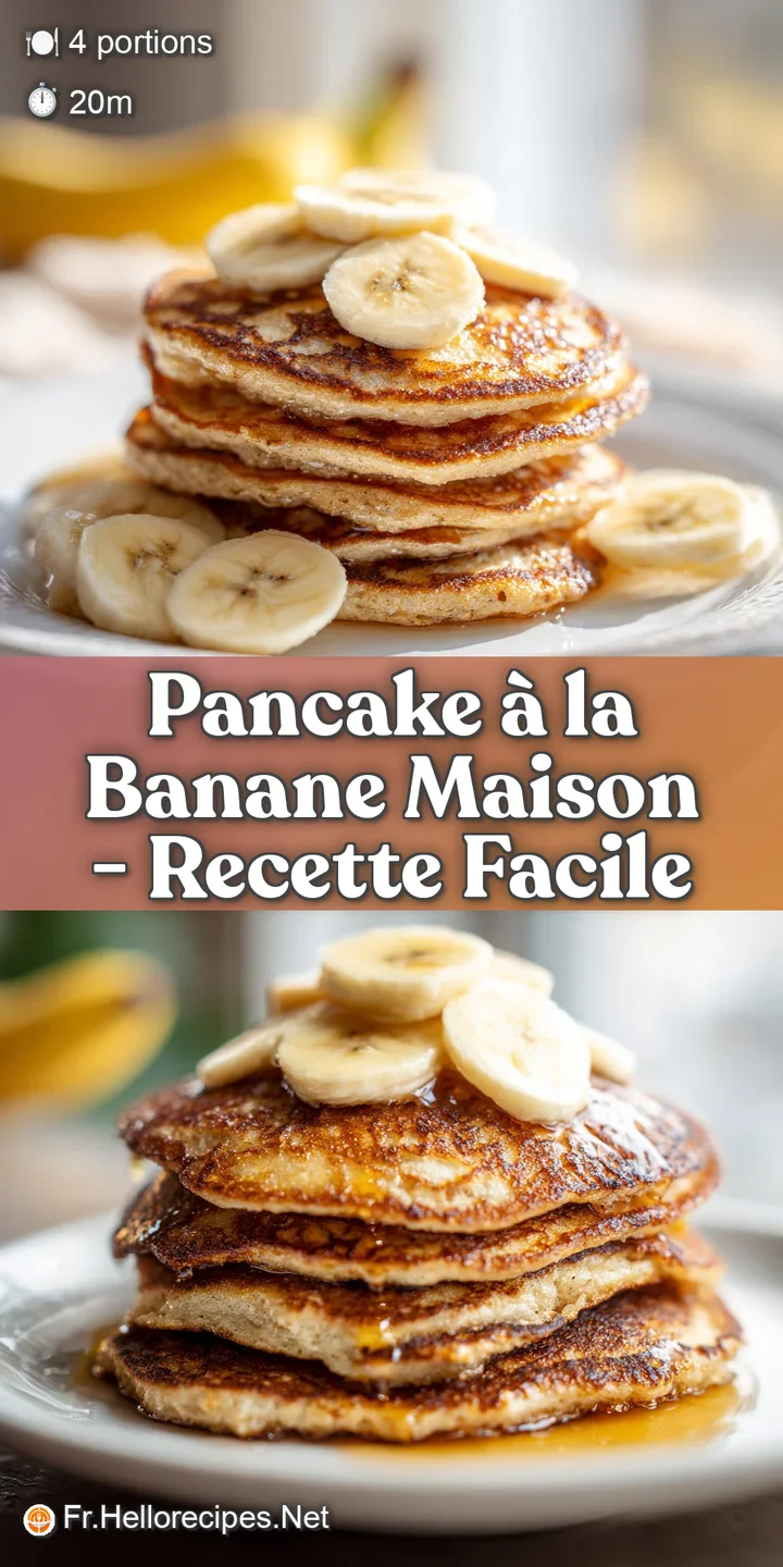 Close-up of a single pancake glistening with syrup and soft, caramelized bananas. Textural contrast of fluffy pancake and ...