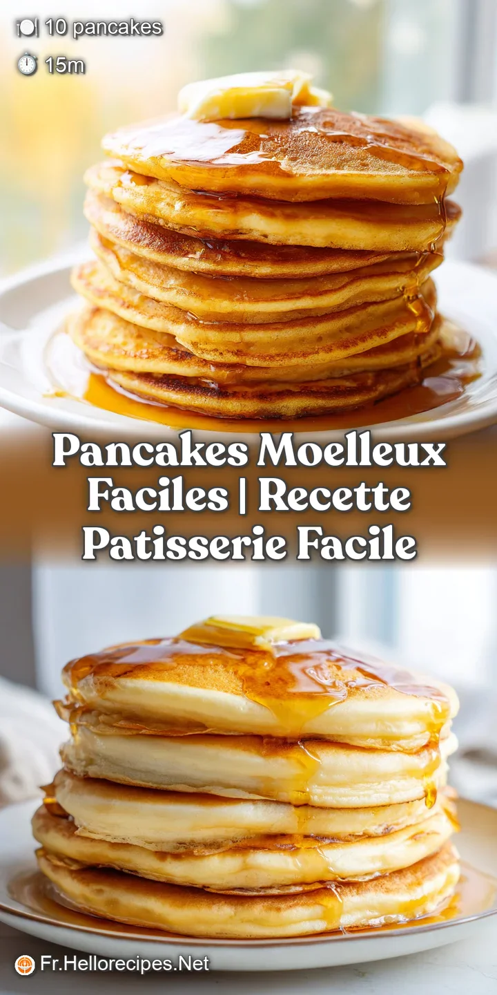 Gros plan sur la texture spongieuse et dor&eacute;e d'une cr&ecirc;pe &eacute;paisse avec un carr&eacute; de beurre fondant et du sirop ambr&eacute;.
