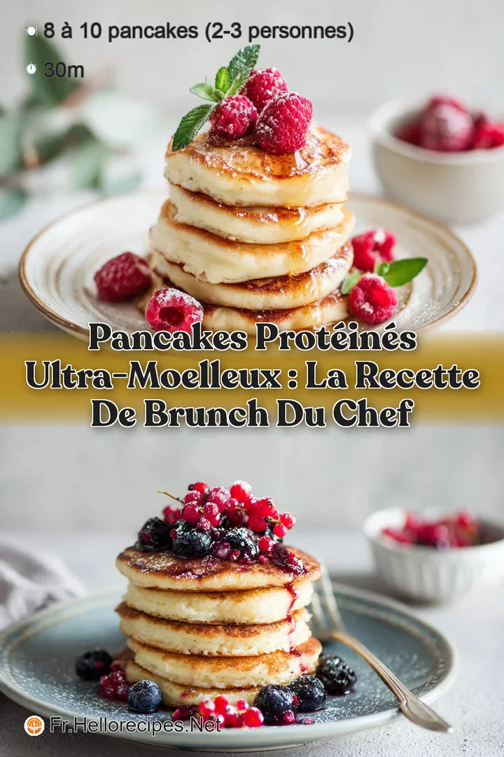 Pancakes Prot&eacute;in&eacute;s Ultra-Moelleux : La Recette de Brunch du Chef