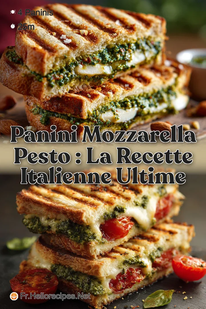 Panini Mozzarella Pesto : La Recette Italienne Ultime