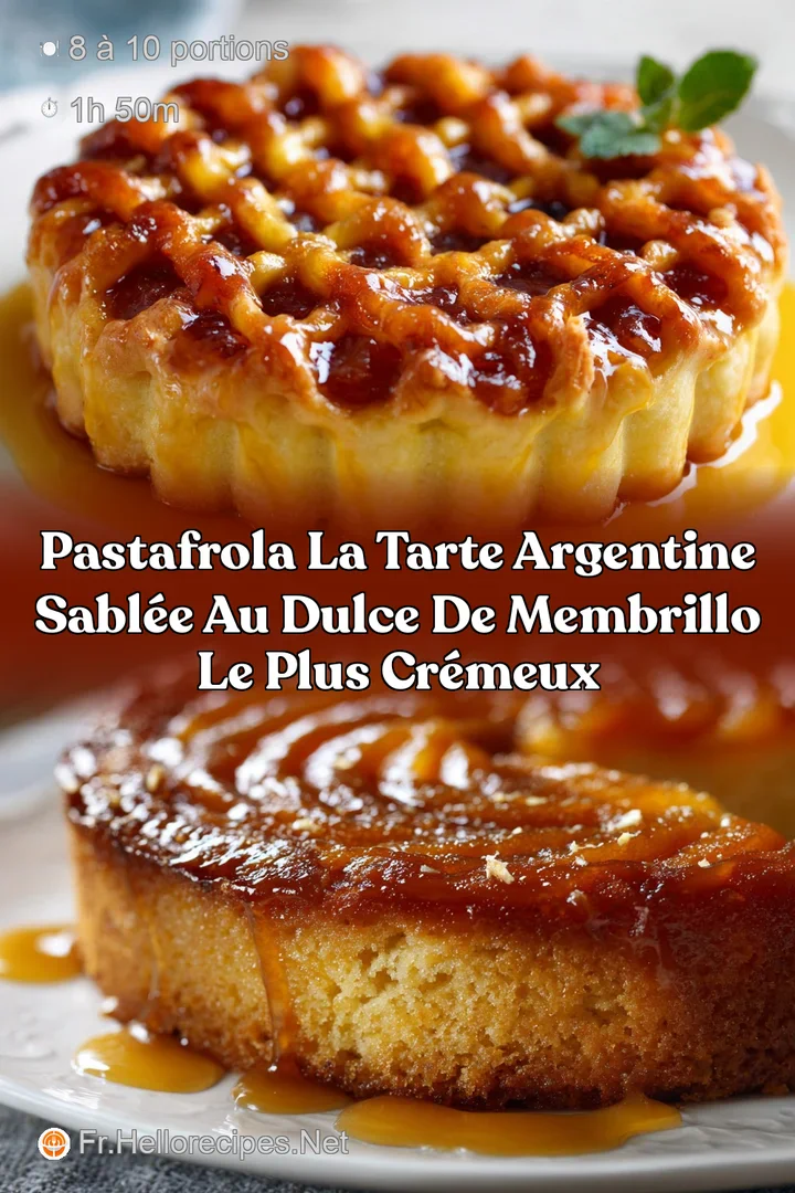 Pastafrola la tarte argentine sabl&eacute;e au dulce de membrillo le plus cr&eacute;meux
