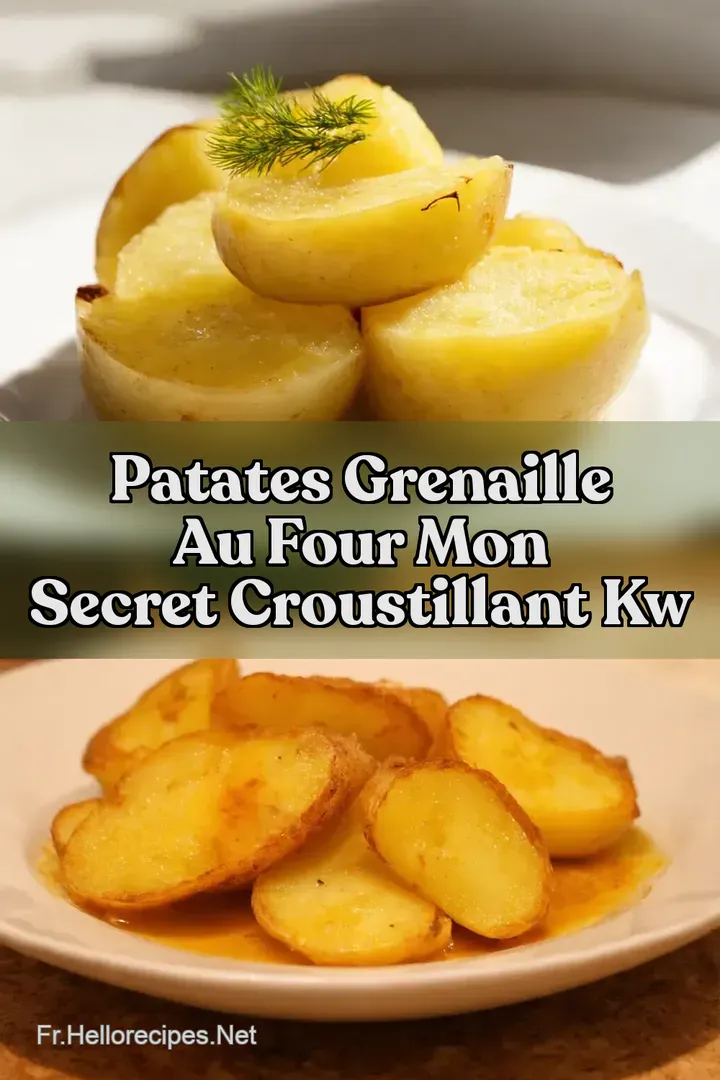 Patates Grenaille au Four Mon Secret Croustillant kw