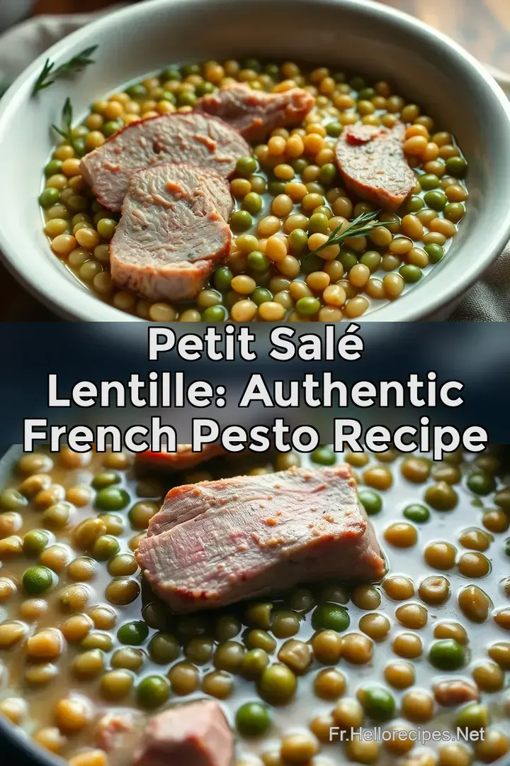 Petit Salé Lentille: Authentic French Pesto Recipe