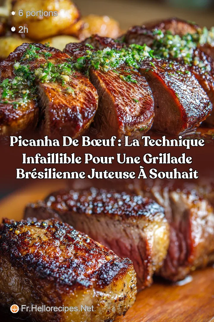 Picanha de b&oelig;uf : La technique infaillible pour une grillade br&eacute;silienne juteuse &agrave; souhait