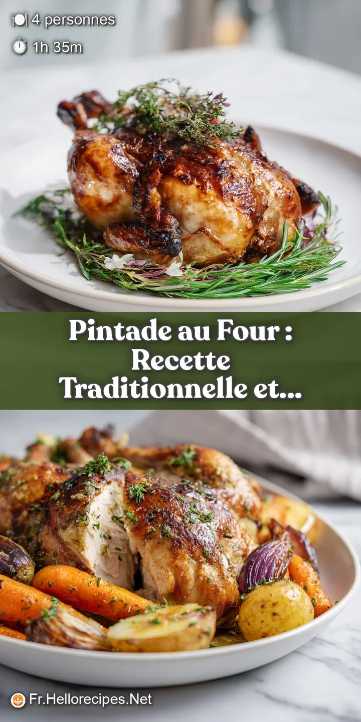 Close-up of tender, perfectly roasted guinea fowl, revealing moist flesh and a beautifully browned crust.