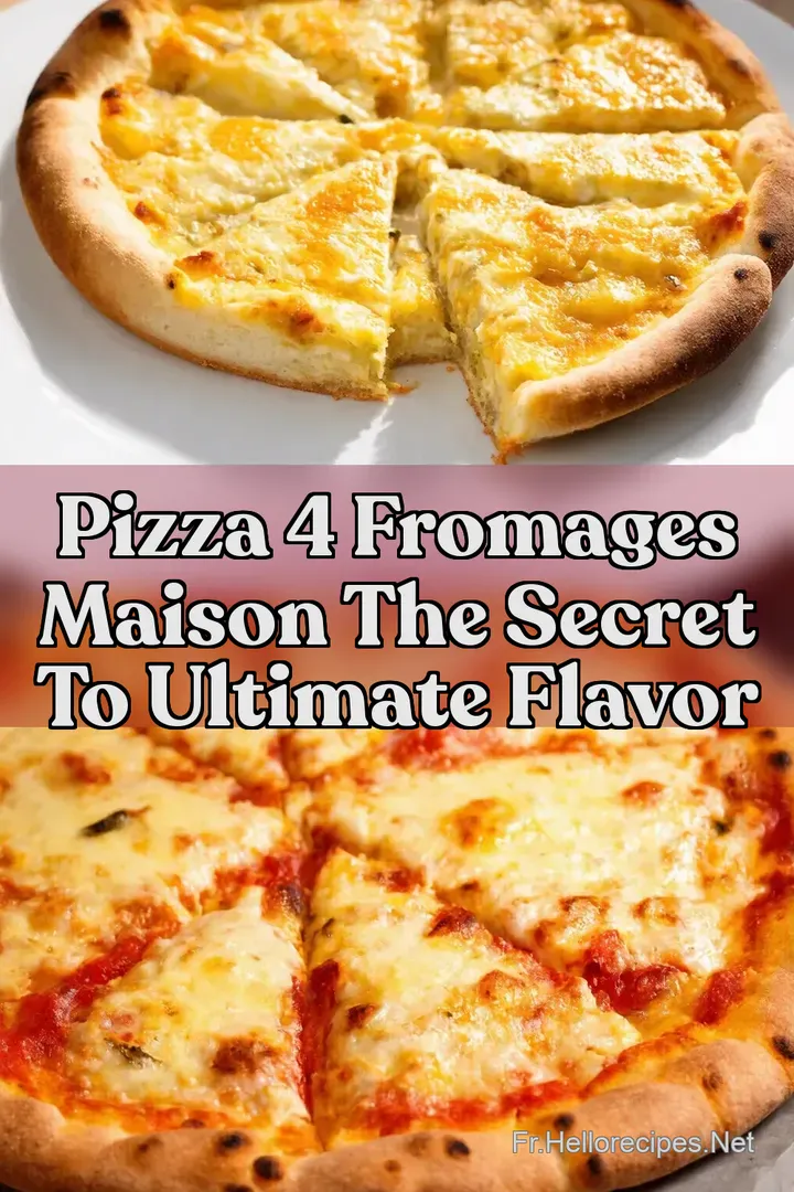 Pizza 4 Fromages Maison The Secret to Ultimate Flavor