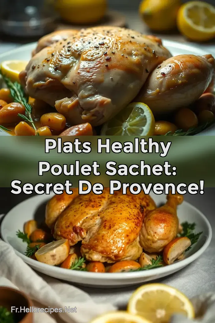 Plats Healthy Poulet Sachet: Secret de Provence!