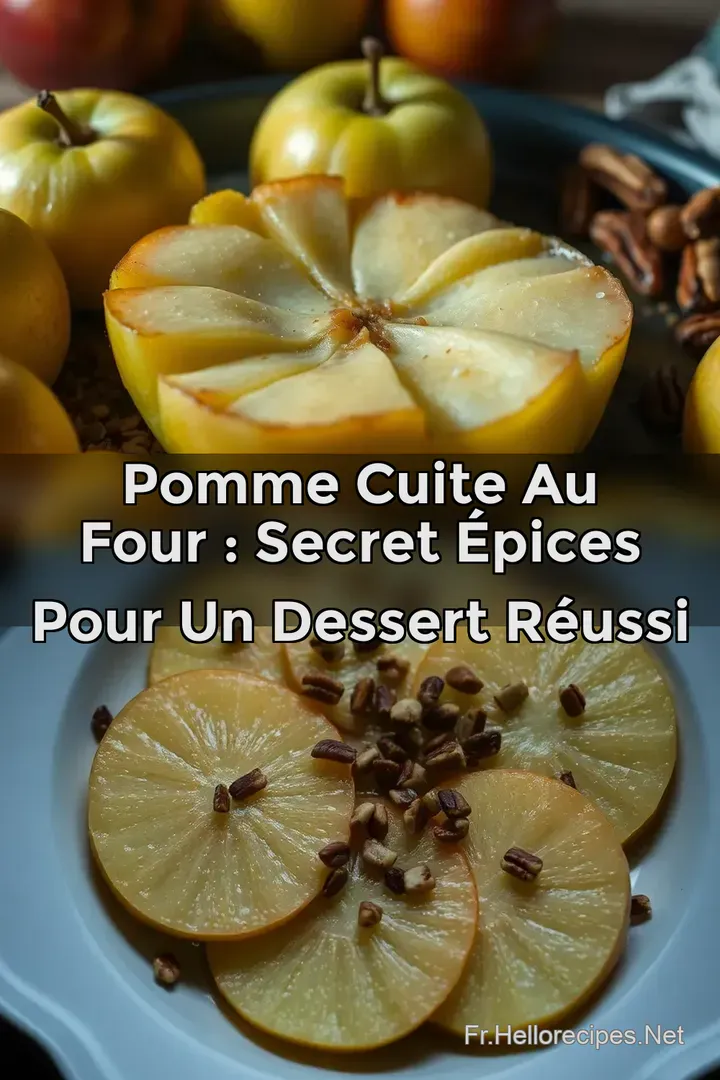 Pomme Cuite au Four : Secret Épices Pour Un Dessert Réussi : ÉPINGLER POUR PLUS TARD Pomme Cuite au Four : Secret Épices Pour Un Dessert Réussi