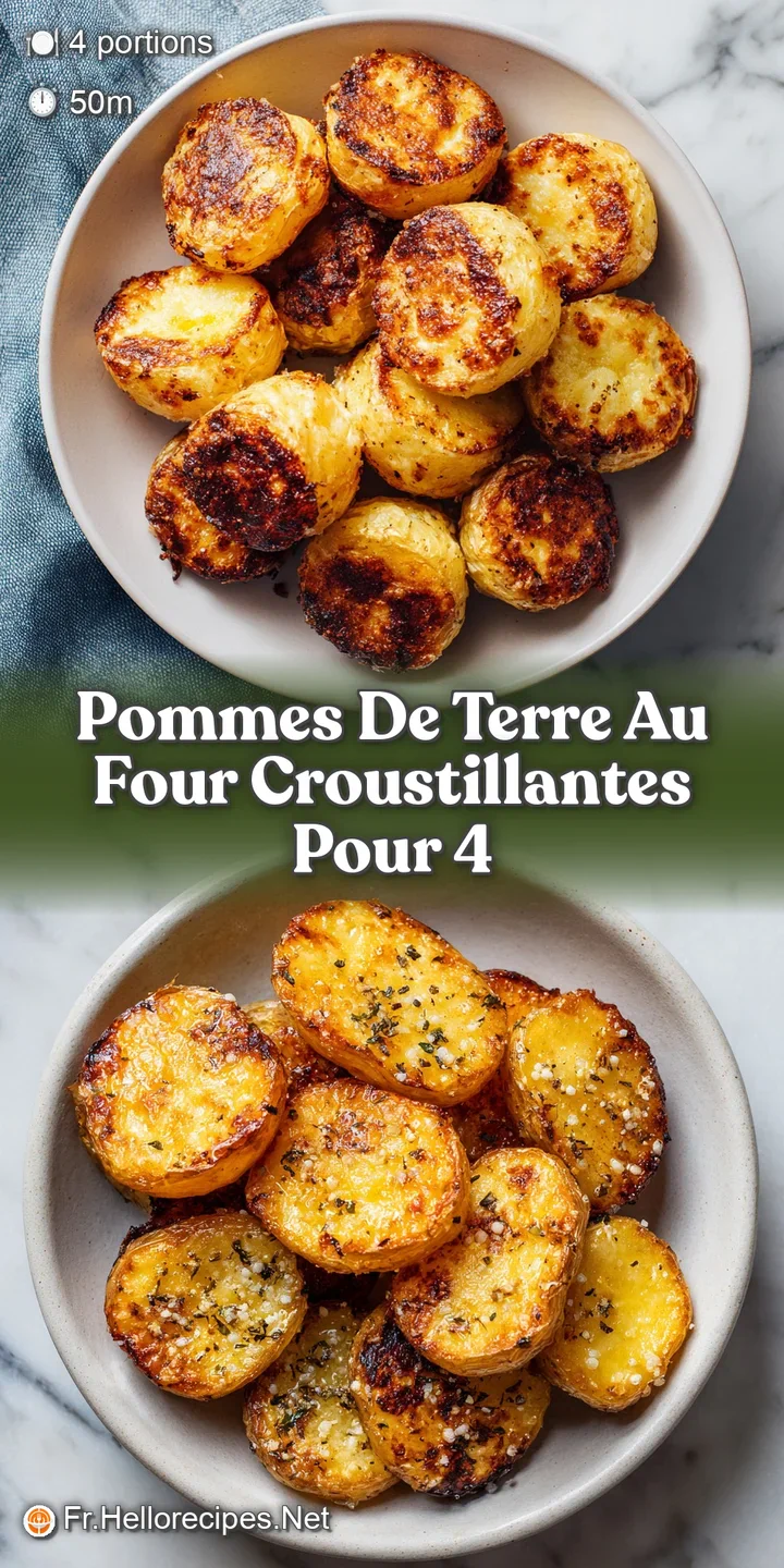 Close-up of blistered, golden potato skin with a sprinkle of herbs. Reveals the perfect crunch and fluffy interior of pomm...