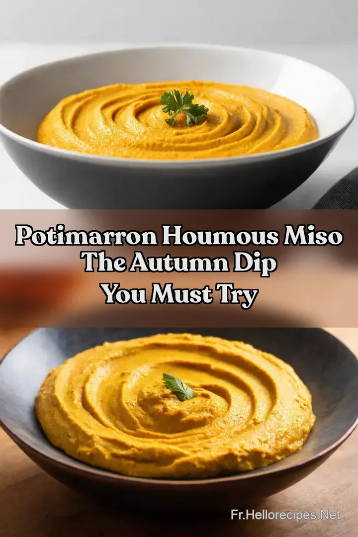 Potimarron Houmous Miso The Autumn Dip You Must Try