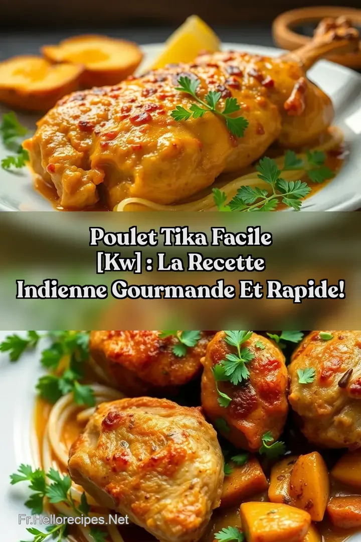 Poulet Tika Facile [kw] : La Recette Indienne Gourmande et Rapide!