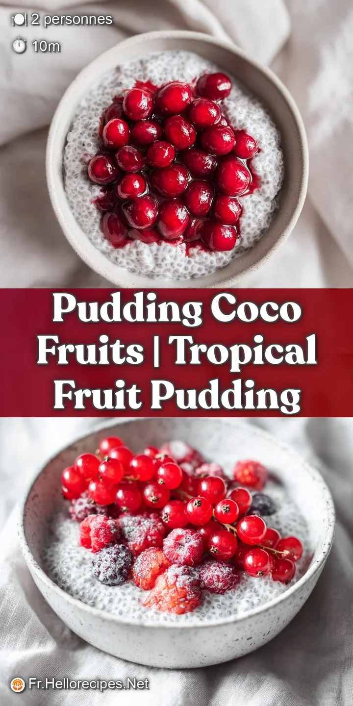 Gros plan sur la texture velout&eacute;e d'une cr&egrave;me blanche avec une fraise rouge brillante et des copeaux de coco.