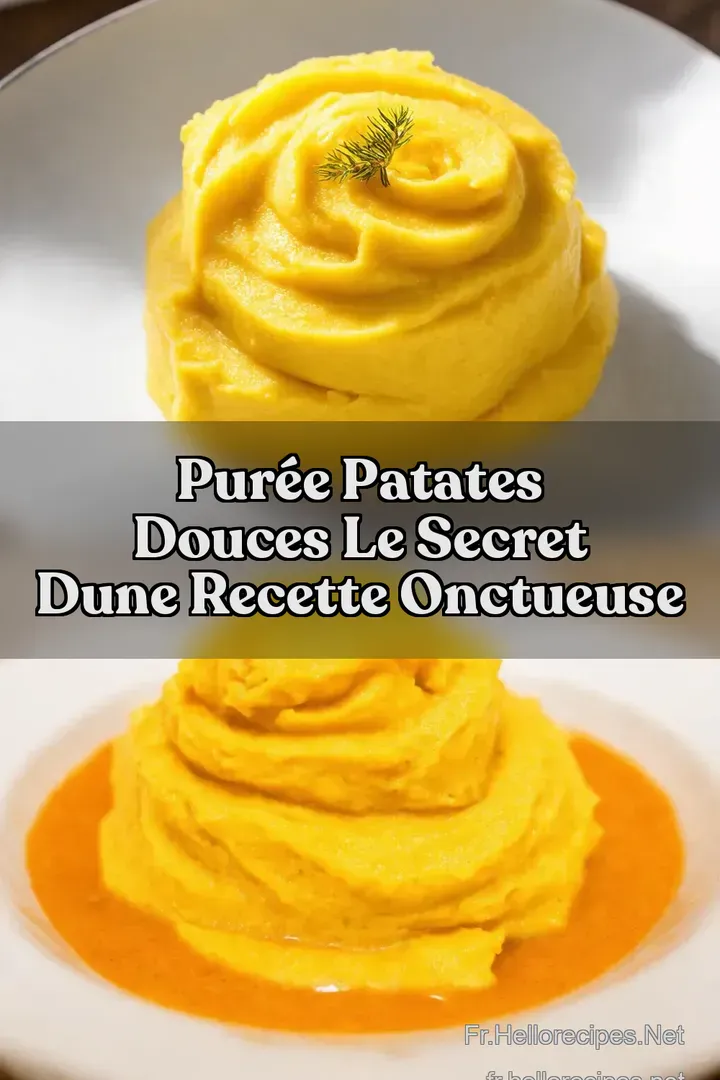 Pur&eacute;e Patates Douces Le Secret dune Recette Onctueuse