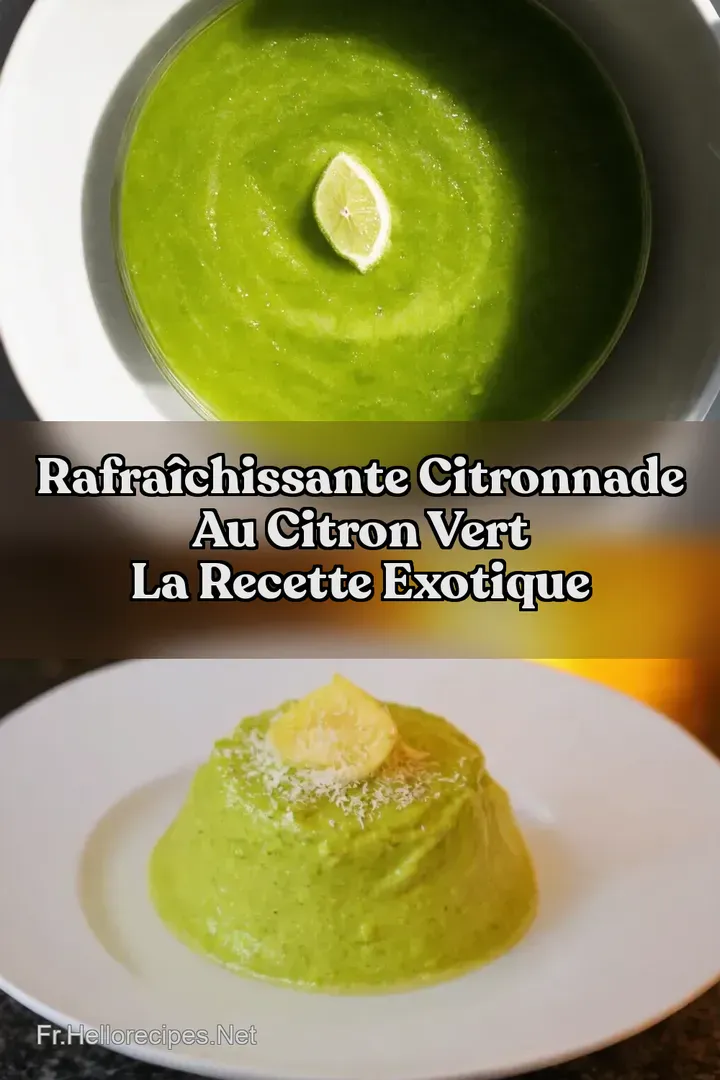 Rafra&icirc;chissante Citronnade Au Citron Vert La Recette Exotique