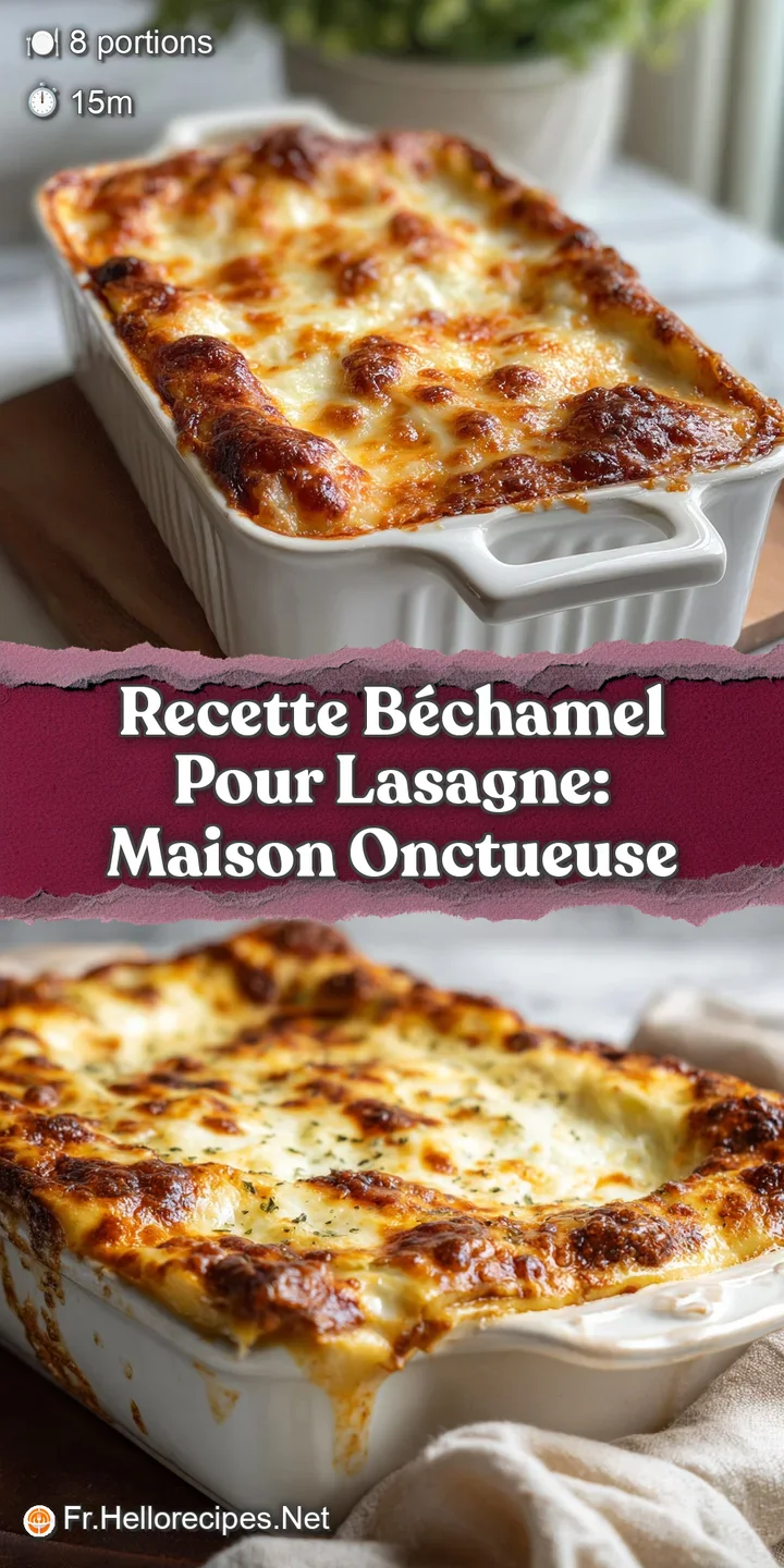 Close-up: Rich, ivory bechamel with tiny browned flecks. Its thick, luxurious texture hints at deep flavor. Lighter color ...