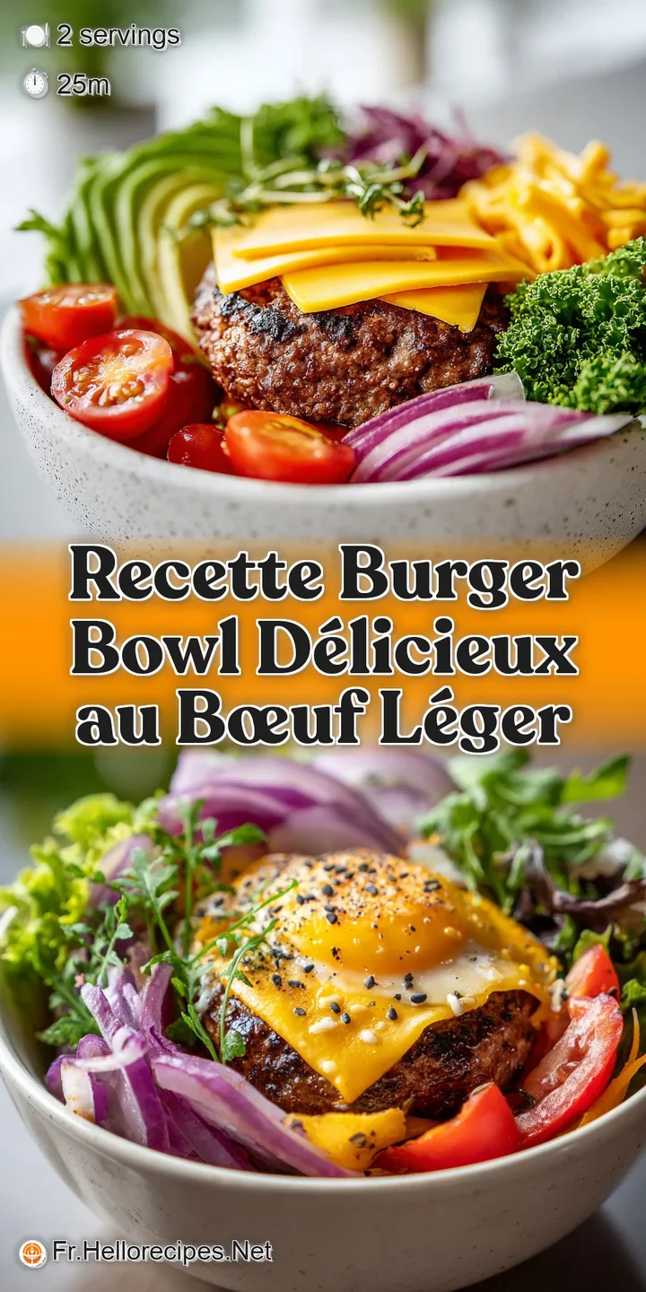 Close-up of a burger bowl: juicy beef, crisp lettuce, and ripe tomato drenched in a creamy sauce. An irresistibly deliciou...