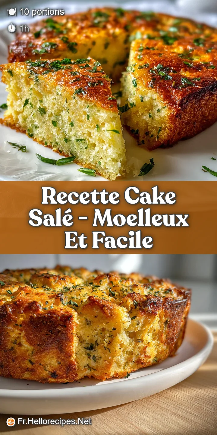 Close-up of moist savory cake showcasing herbs and colorful vegetable pieces baked inside. Warm, inviting texture.