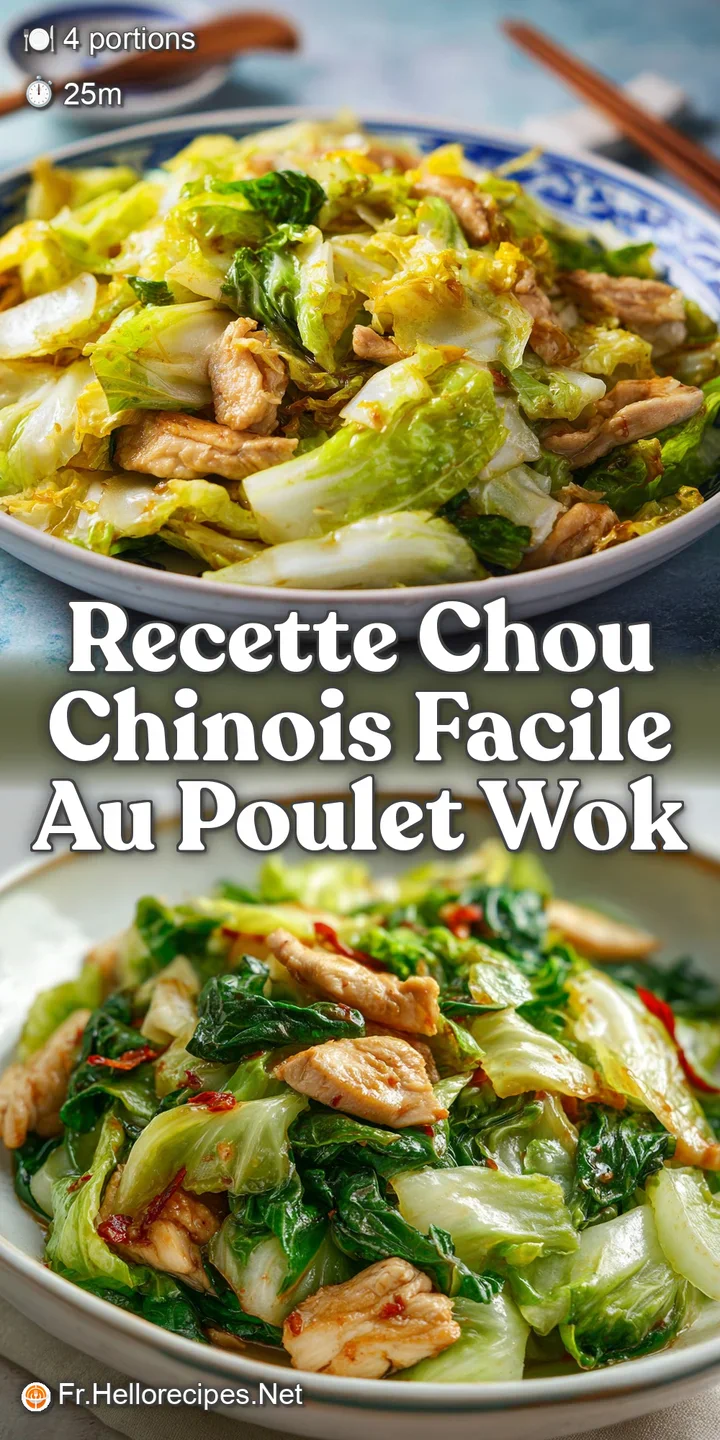 Close-up of glistening, tender chicken and crisp-tender cabbage in a light sauce. Hints of carrots and sesame seeds are vi...