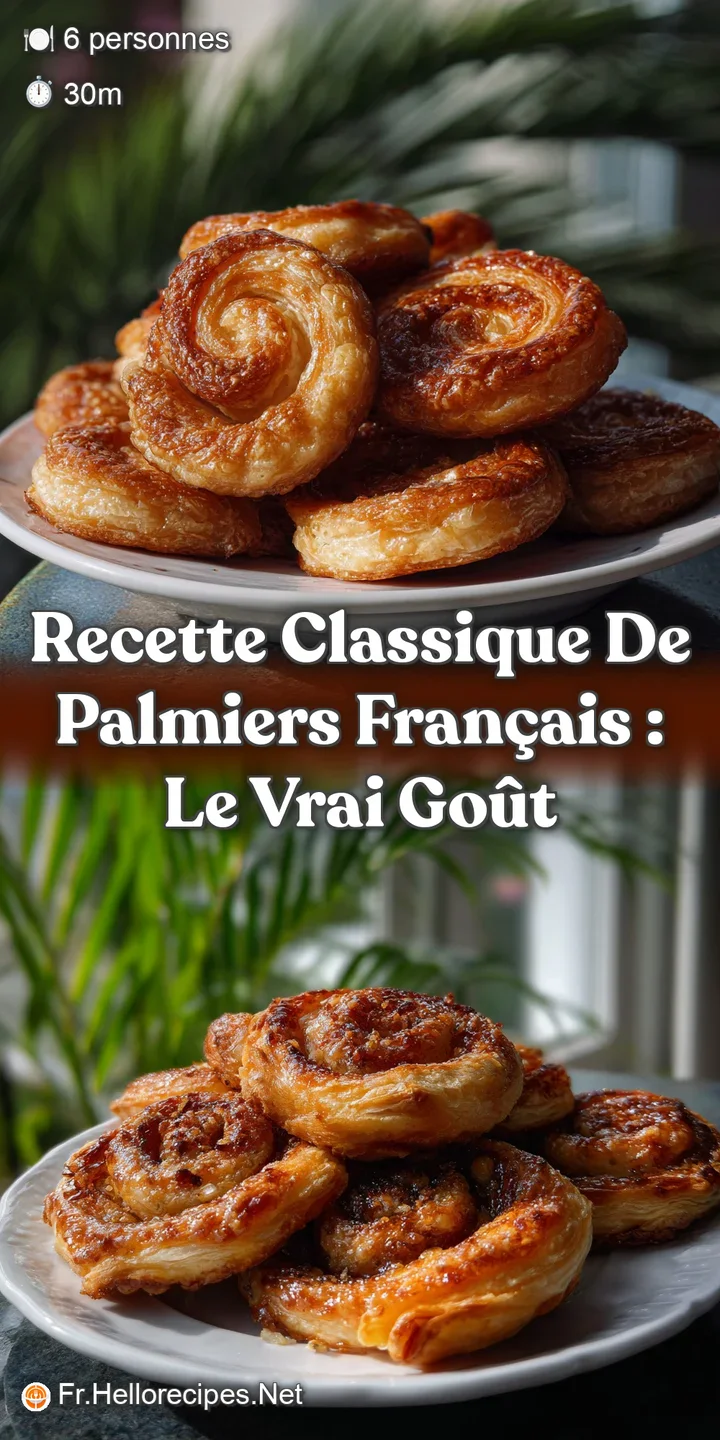 Recette Classique de Palmiers Fran&ccedil;ais : Le Vrai Go&ucirc;t