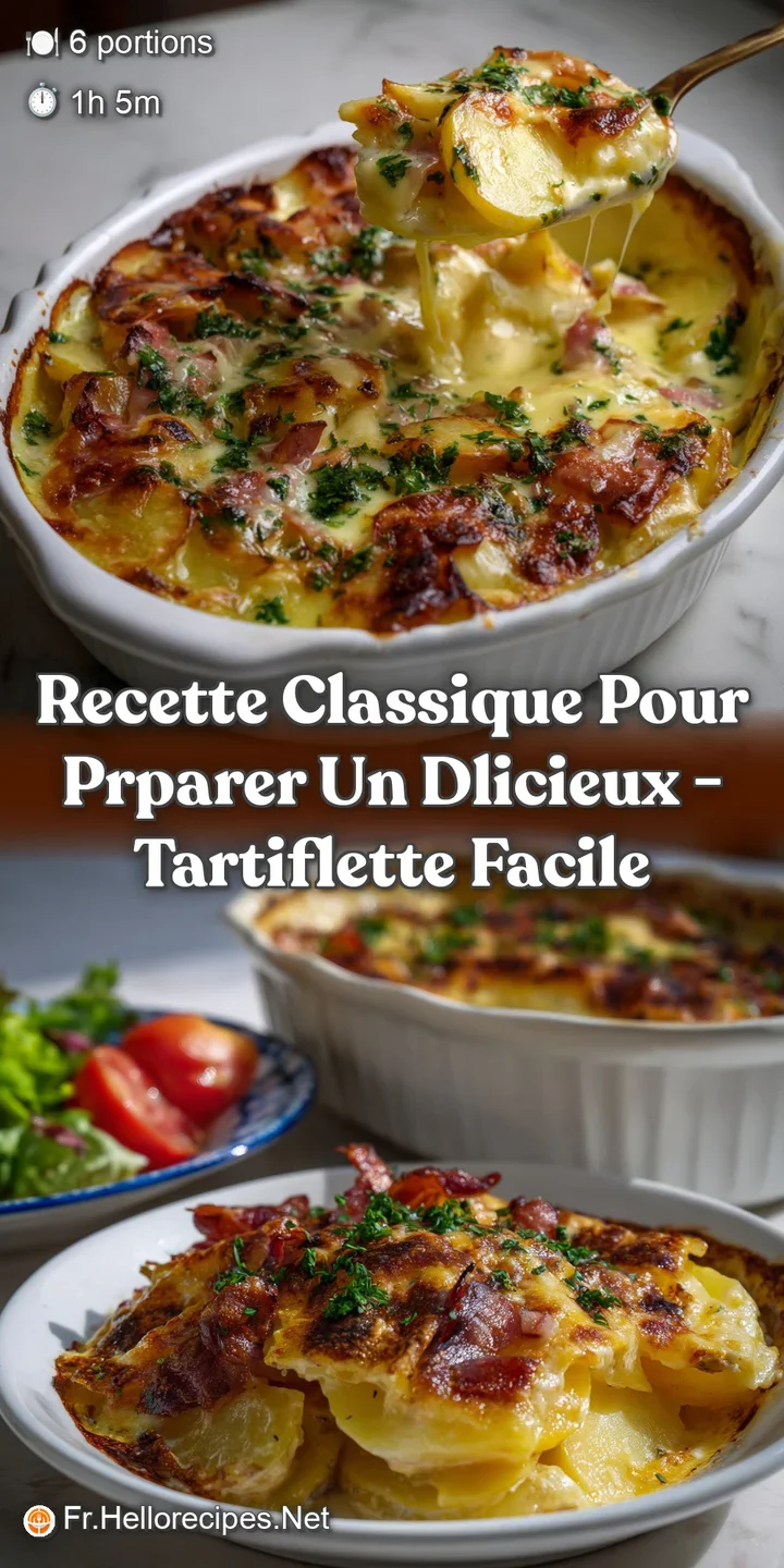 Recette Classique Pour Prparer Un Dlicieux - Tartiflette Facile