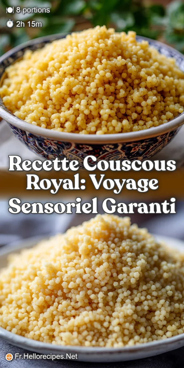 Close-up of savory couscous. Steaming, fluffy grains mingling with succulent meat and vibrant, spiced vegetables. A truly ...