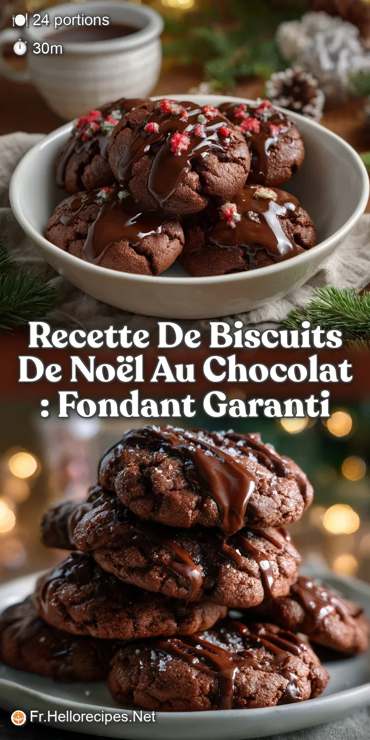 Recette De Biscuits De No&euml;l Au Chocolat : Fondant Garanti