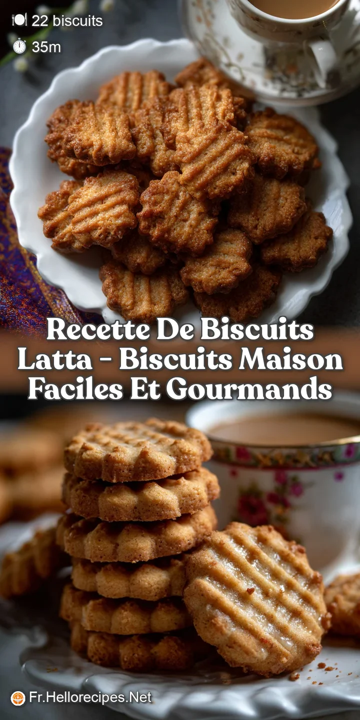 Recette de Biscuits lAtta - Biscuits Maison Faciles et Gourmands