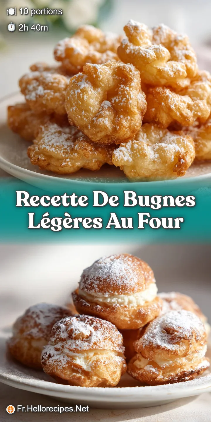 Close-up of a light, airy bugne, revealing its soft texture and the delicate dusting of powdered sugar that promises a swe...