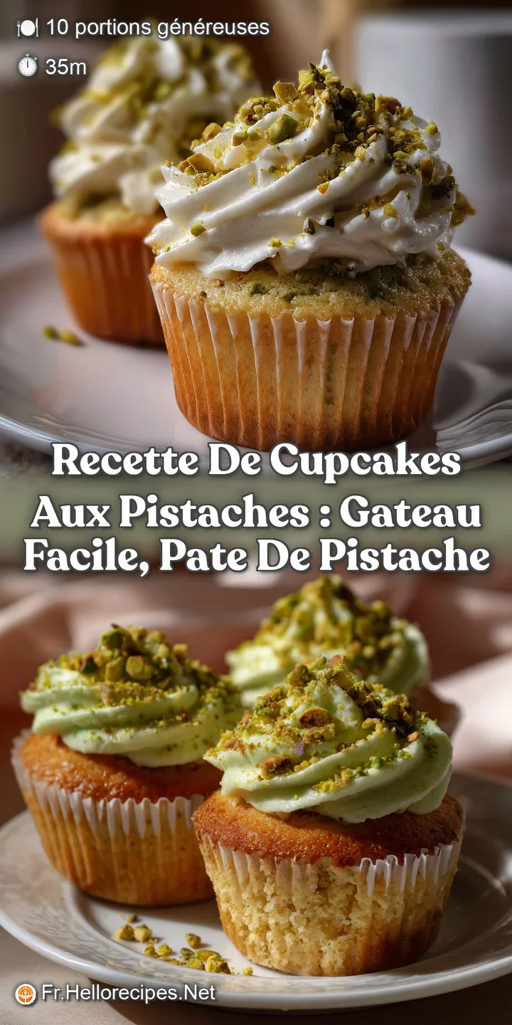 Recette de Cupcakes aux Pistaches : Gateau Facile Pate De Pistache