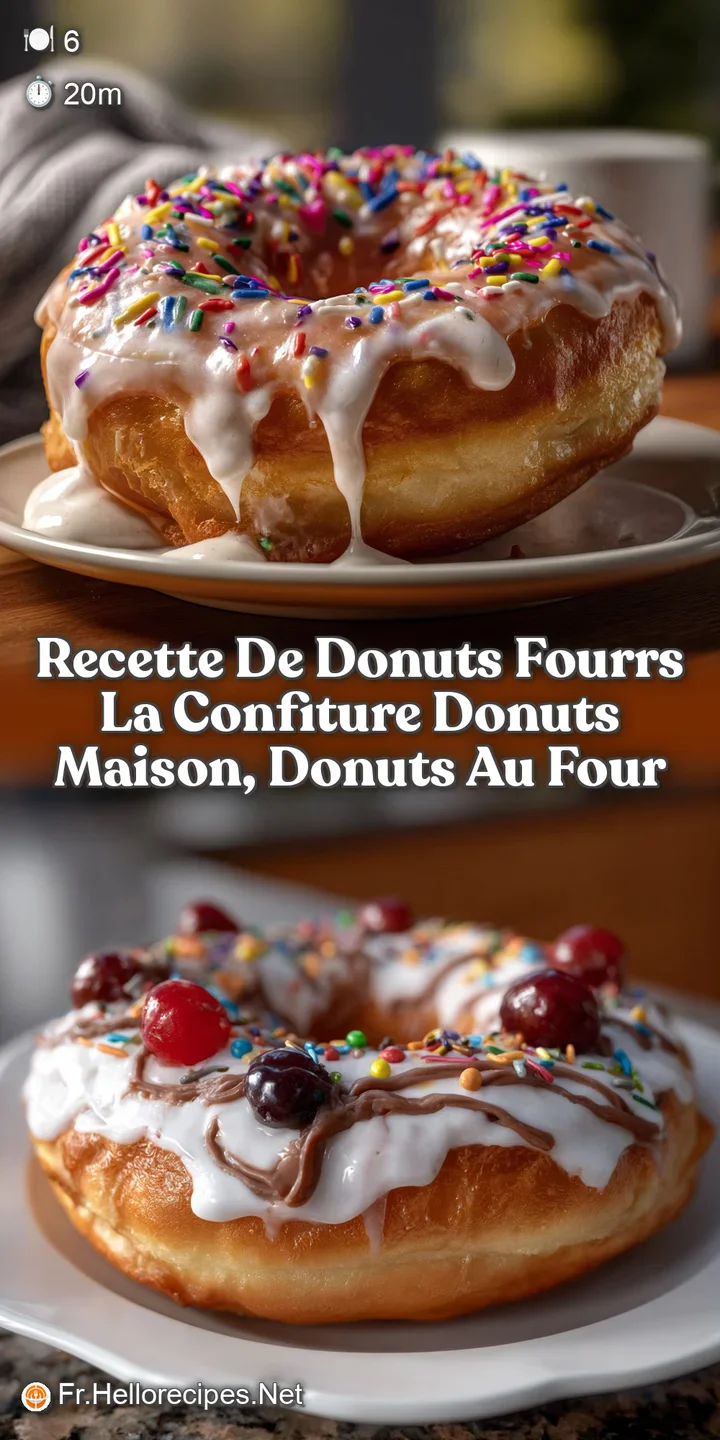 Recette De Donuts Fourrs La Confiture Donuts Maison Donuts Au Four