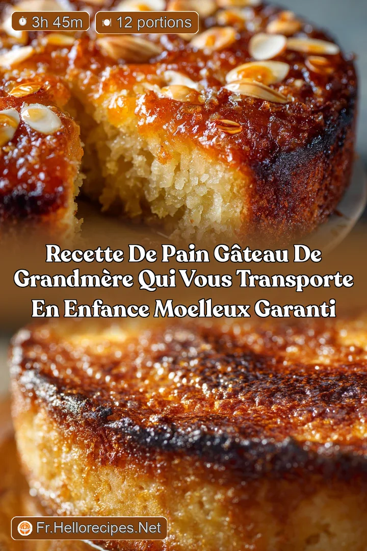 Recette de Pain G&acirc;teau de GrandM&egrave;re qui vous transporte en enfance Moelleux garanti