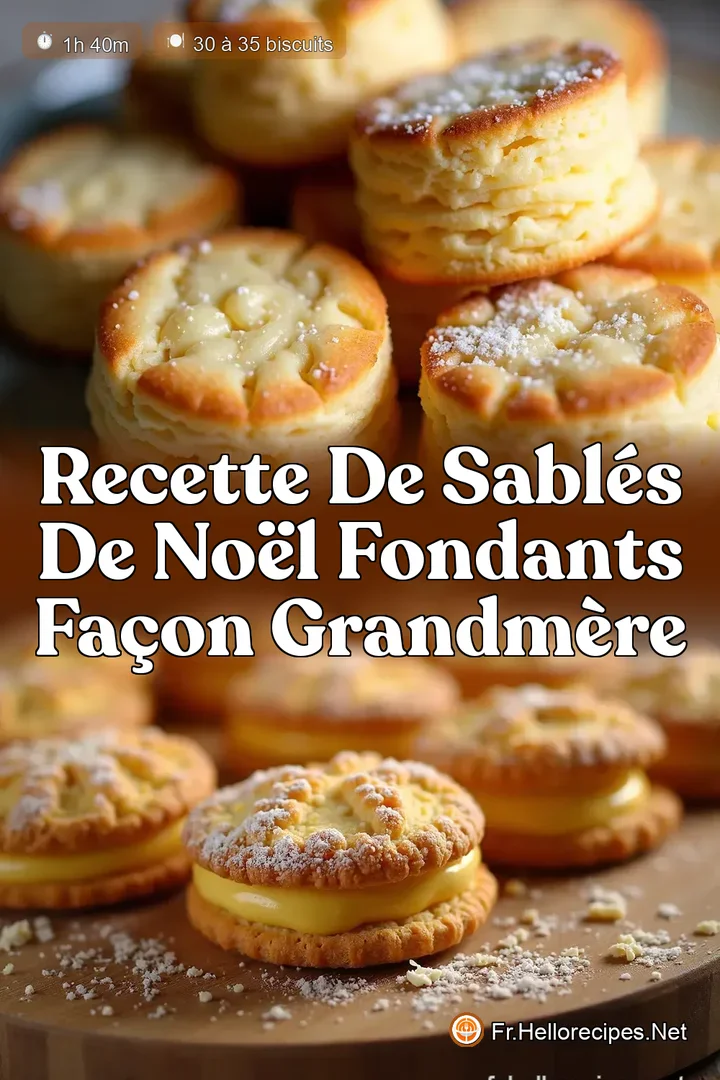 Recette de Sablés de Noël Fondants Façon GrandMère