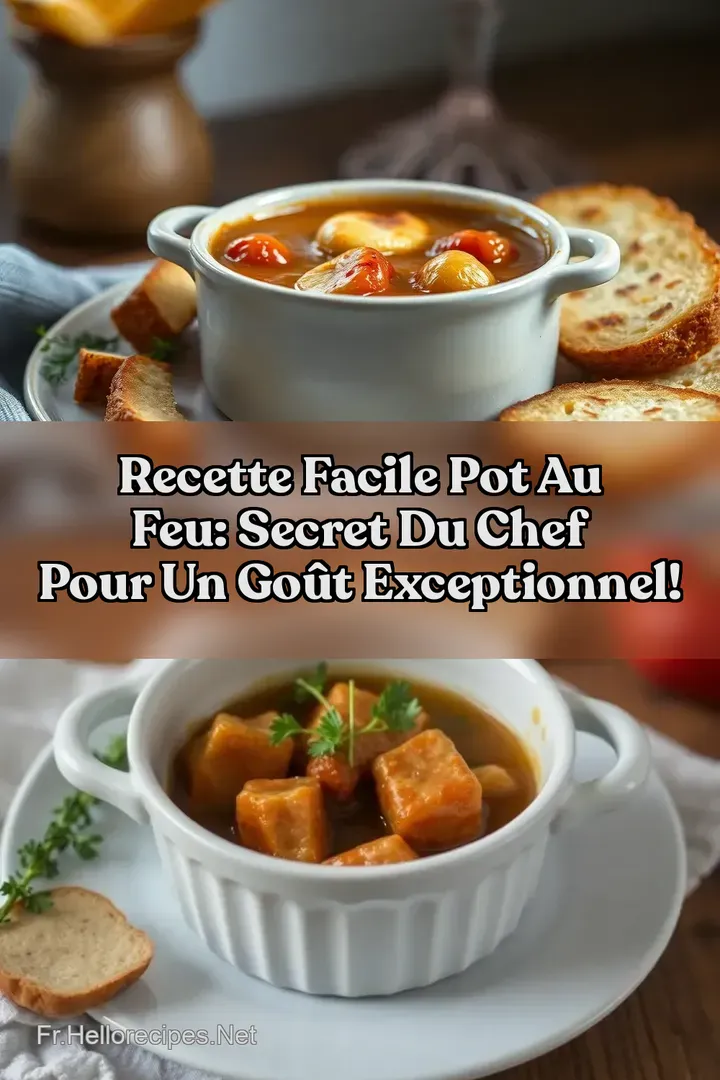 Recette Facile Pot au Feu: Secret du Chef pour un Goût Exceptionnel! : ÉPINGLER POUR PLUS TARD Recette Facile Pot au Feu: Secret du Chef pour un Goût Exceptionnel!
