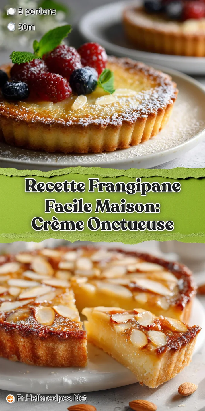 Close-up of a frangipane tart slice: buttery, crumbly crust and soft almond filling beckon; enticing golden hues.