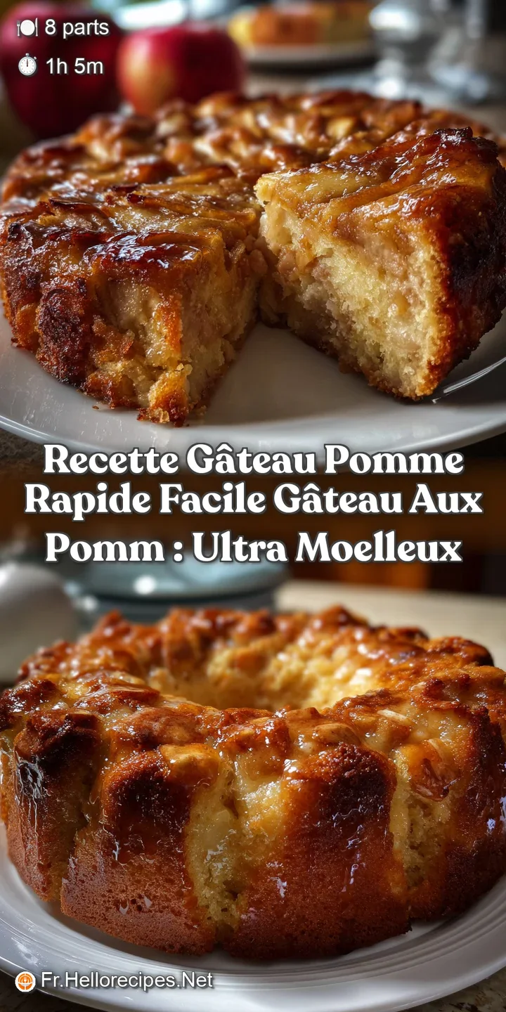 Recette G&acirc;teau Pomme Rapide Facile G&acirc;teau Aux Pomm : Ultra Moelleux