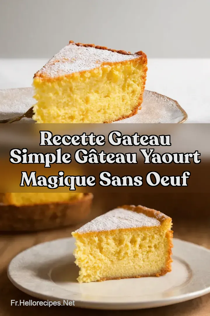 Recette Gateau Simple Gâteau Yaourt Magique Sans Oeuf : ÉPINGLER POUR PLUS TARD Recette Gateau Simple Gâteau Yaourt Magique Sans Oeuf