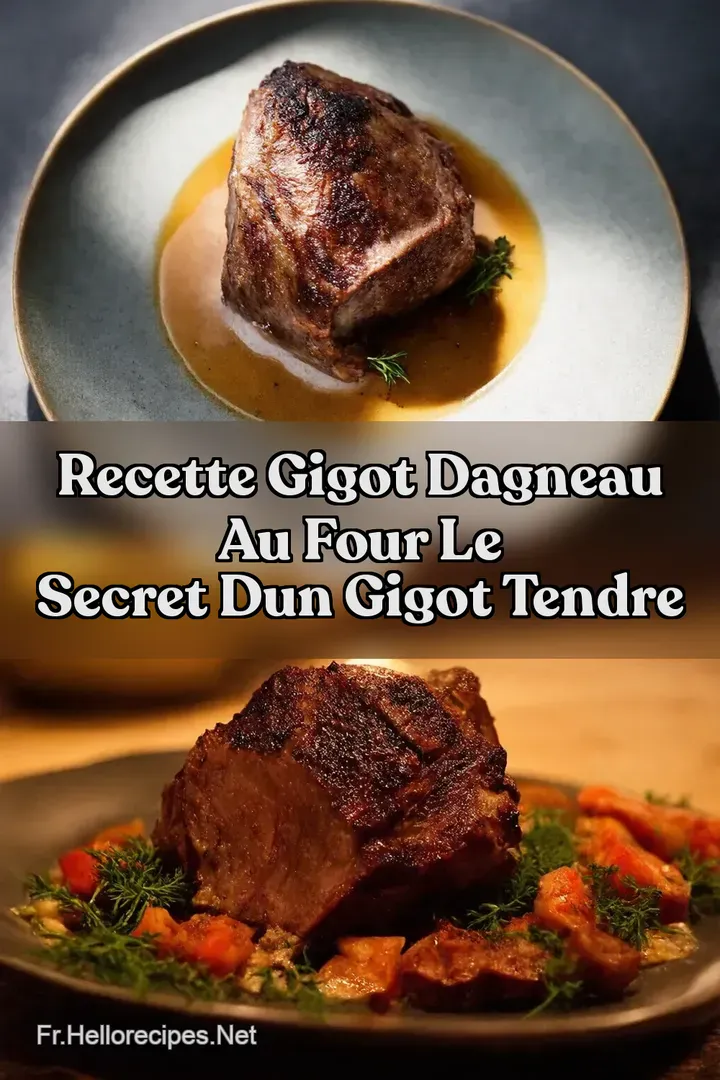 Recette Gigot dAgneau au Four Le Secret dun Gigot Tendre