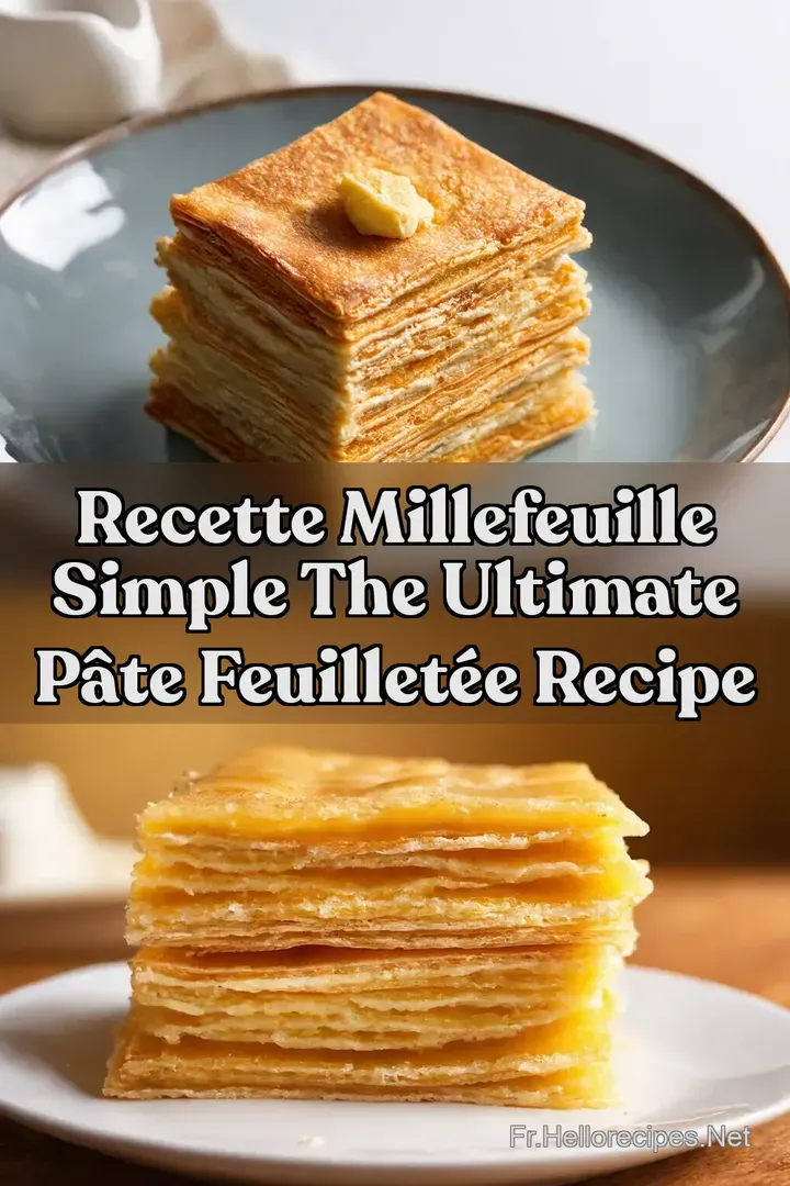 Recette Millefeuille Simple The Ultimate P&acirc;te Feuillet&eacute;e Recipe