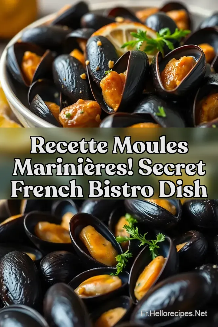 Recette Moules Marinières! Secret French Bistro Dish