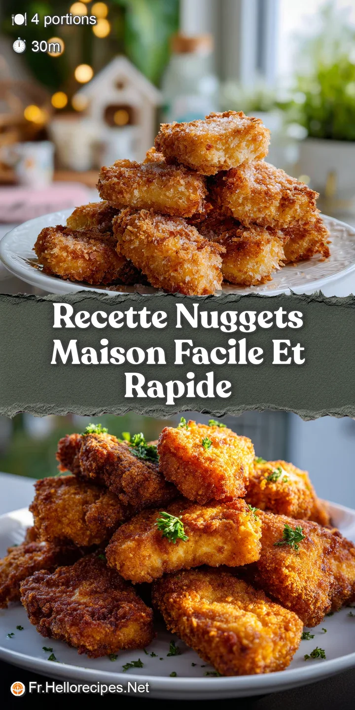 Close-up of a perfectly golden nugget, showing its textured, crispy surface, ready to be dipped and enjoyed.