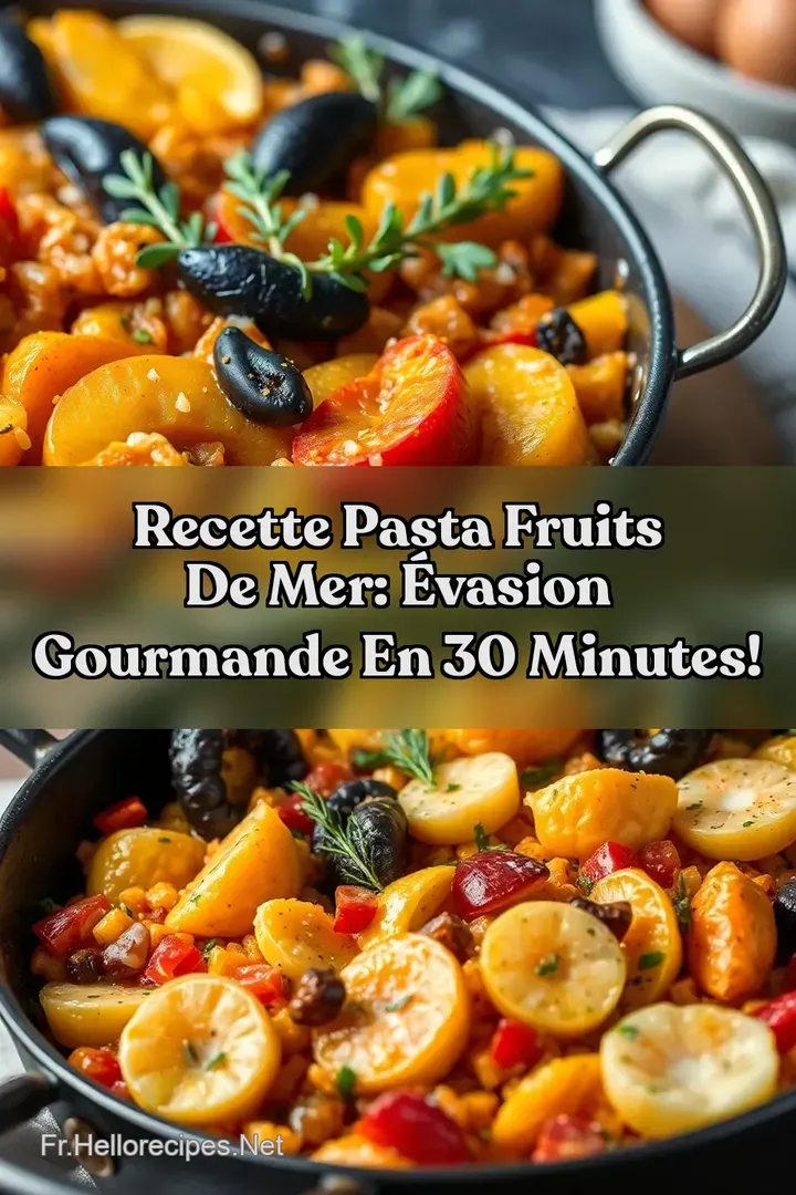Recette Pasta Fruits de Mer: Évasion Gourmande en 30 Minutes! : ÉPINGLER POUR PLUS TARD Recette Pasta Fruits de Mer: Évasion Gourmande en 30 Minutes!